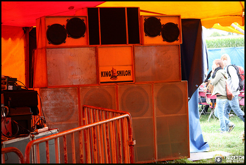 King Shiloh Sound System, un des deux murs présent ce soir la