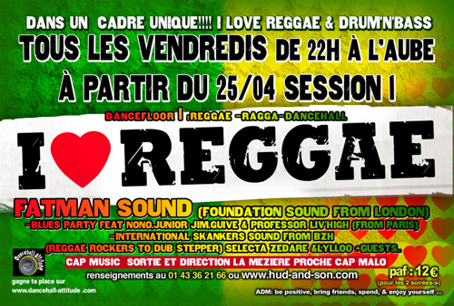 fly_I Love Reggae & Drum'n'Bass @ Cap Music
