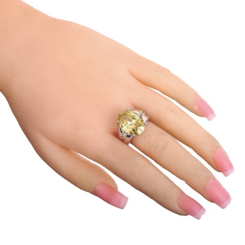 Amthyste-verte-et-pierres-prcieuses-Citrine-Bague-en-argent-Taille-de-Amybria-Bijoux-Femme-54-0-1